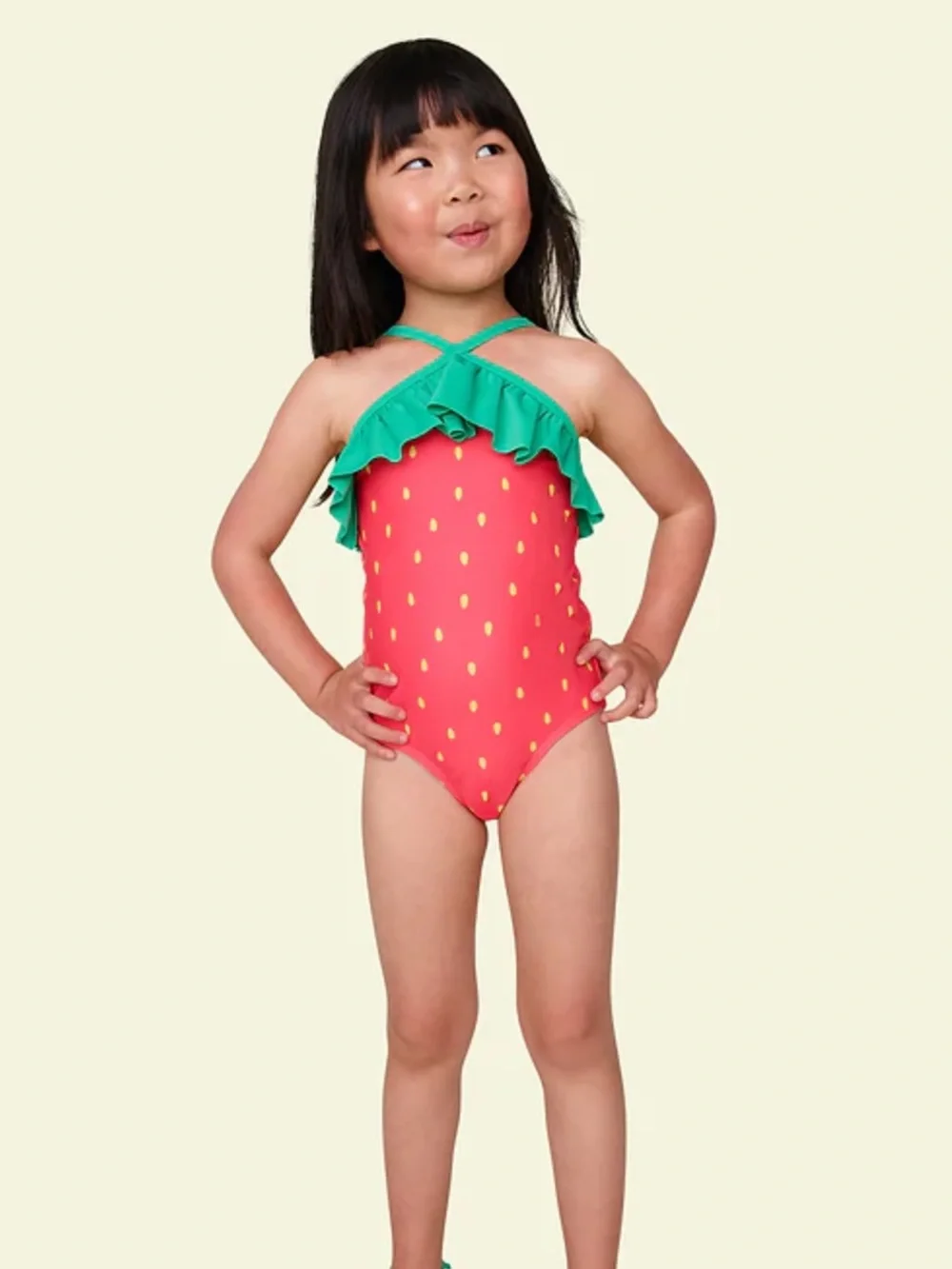 NWT Old Navy Strawberry Swimsuit 2T
